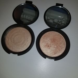 BECCA Makeup - Becca *used*highlighters: "Champagne Pop" & "Opal" BECCA Makeup - Becca *used*highlighters: "Champagne Pop" & "Opal"